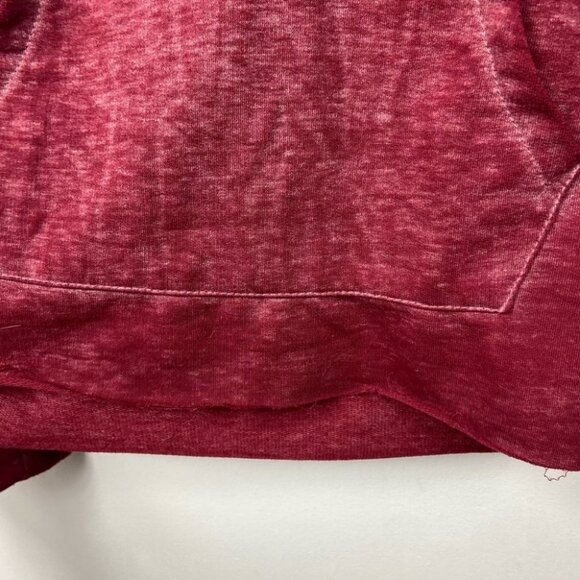 Hard Rock Cafe Lightweight Sweatshirt Size Small Burgundy French Terry Sweater S - Picture 7 of 9